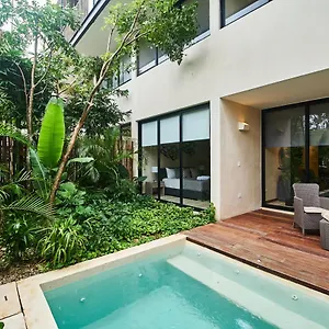 Apartment Premium Retreat With Private Pool And Terrace In Aldea Zama